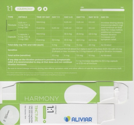 Brochure on the Harmony 1:1 Tincture.
