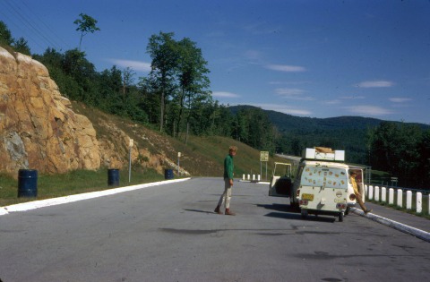 our traveling Travelall with camper