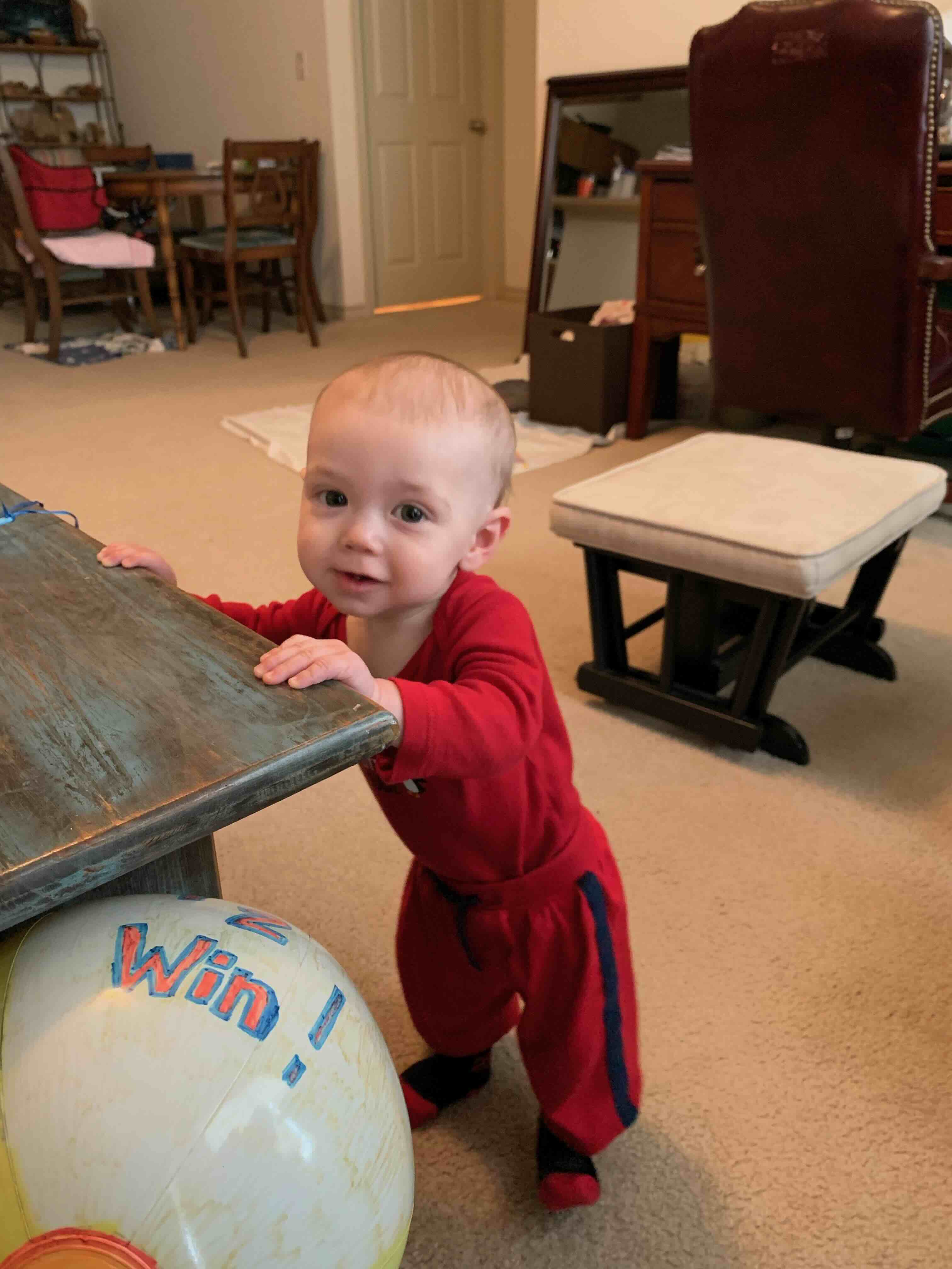 He could pull himself up really well.