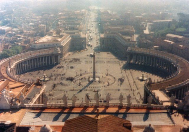 From the top of St. Peter's Basilica