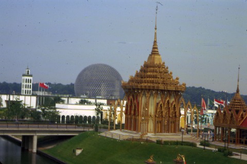 part of Expo 67 (background “sphere” being the US exhibit)