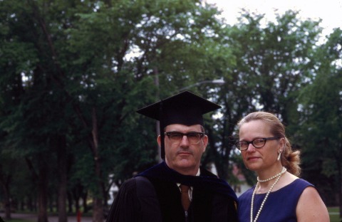 Graduation time – I think I took this photo as I know I also attended