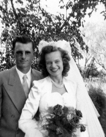 Mom and Dad's wedding day