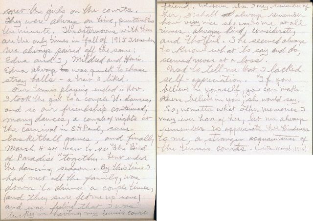 pages 5 and 6 of the Girl from 'Across the Tracks'