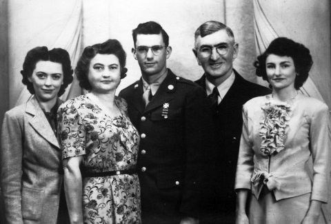 The Jesse Hibbard family, c. 1945