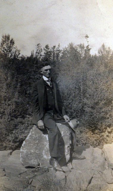 Jesse on his honeymoon