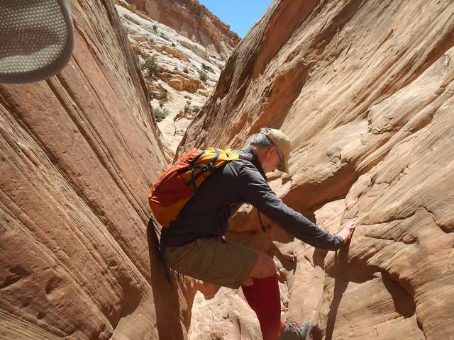 Al bridging across a section to get through
