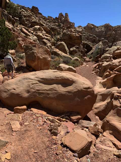Norm at the start of Dang canyon