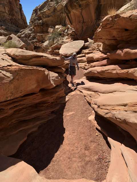 Part way into the Dang canyon