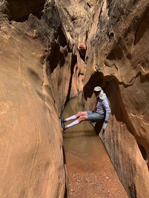 Norm at the start of Dang canyon
