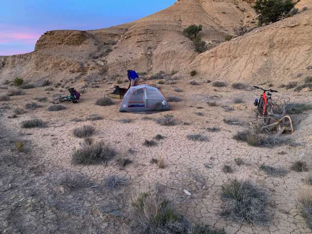 Campsite alternative to Muddy Creek