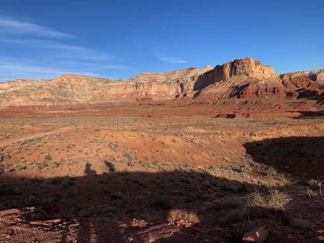 Another view with a reddening of the rock