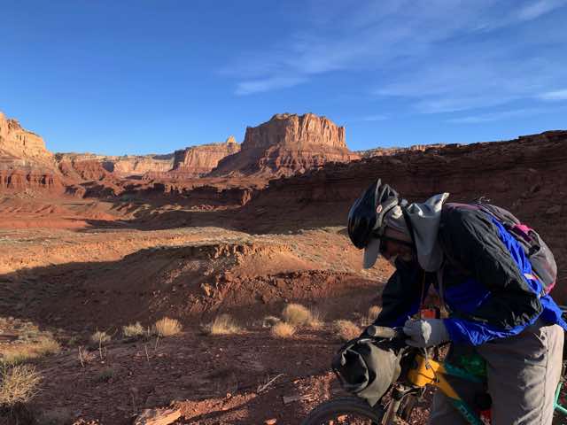 Another view with a reddening of the rock