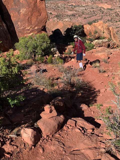 Near the start of Syncline loop