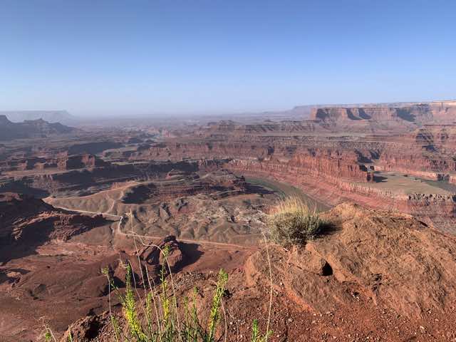 View from the terminal Dead Horse Point, looking SW