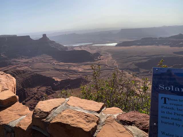 View from the terminal Dead Horse Point, looking SE