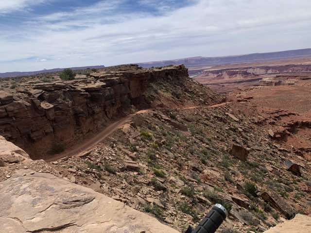 View of the descent from Murphy Hogback
