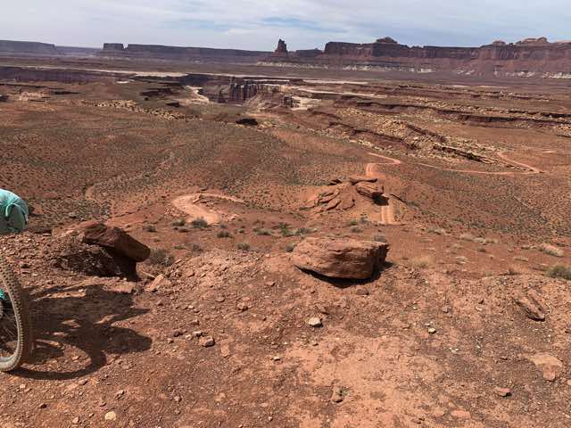 And continues, with the trail laid out ahead of us