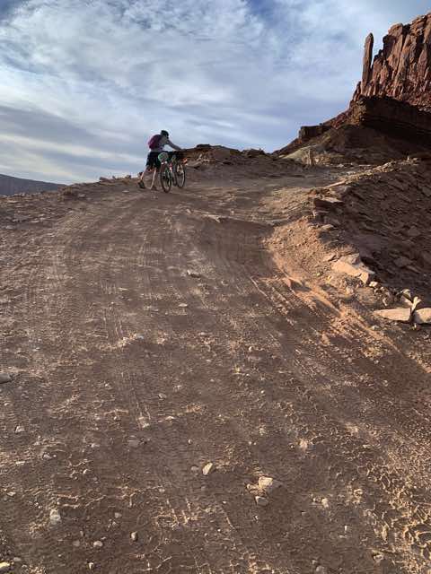 Hardscrabble Hill was hard to scramble up
