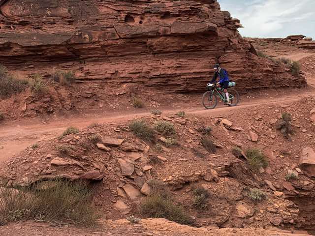 Coming down the hill