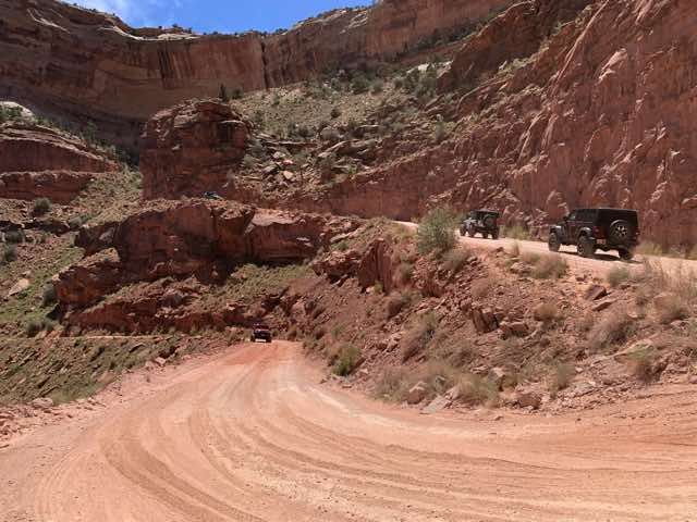 Waiting for the jeeps